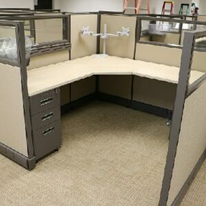 Cubicles Open Plan Reducing Space