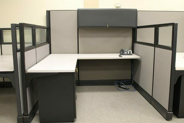 Used Herman Miller AO2 office cubicles
