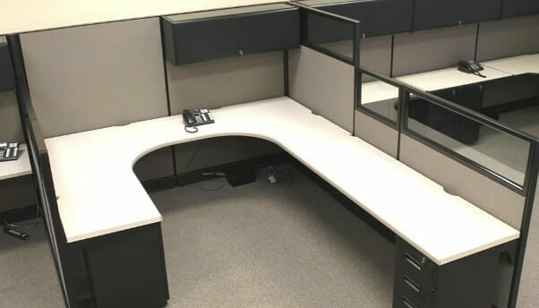 Used Herman Miller AO2 office cubicles - Image 5