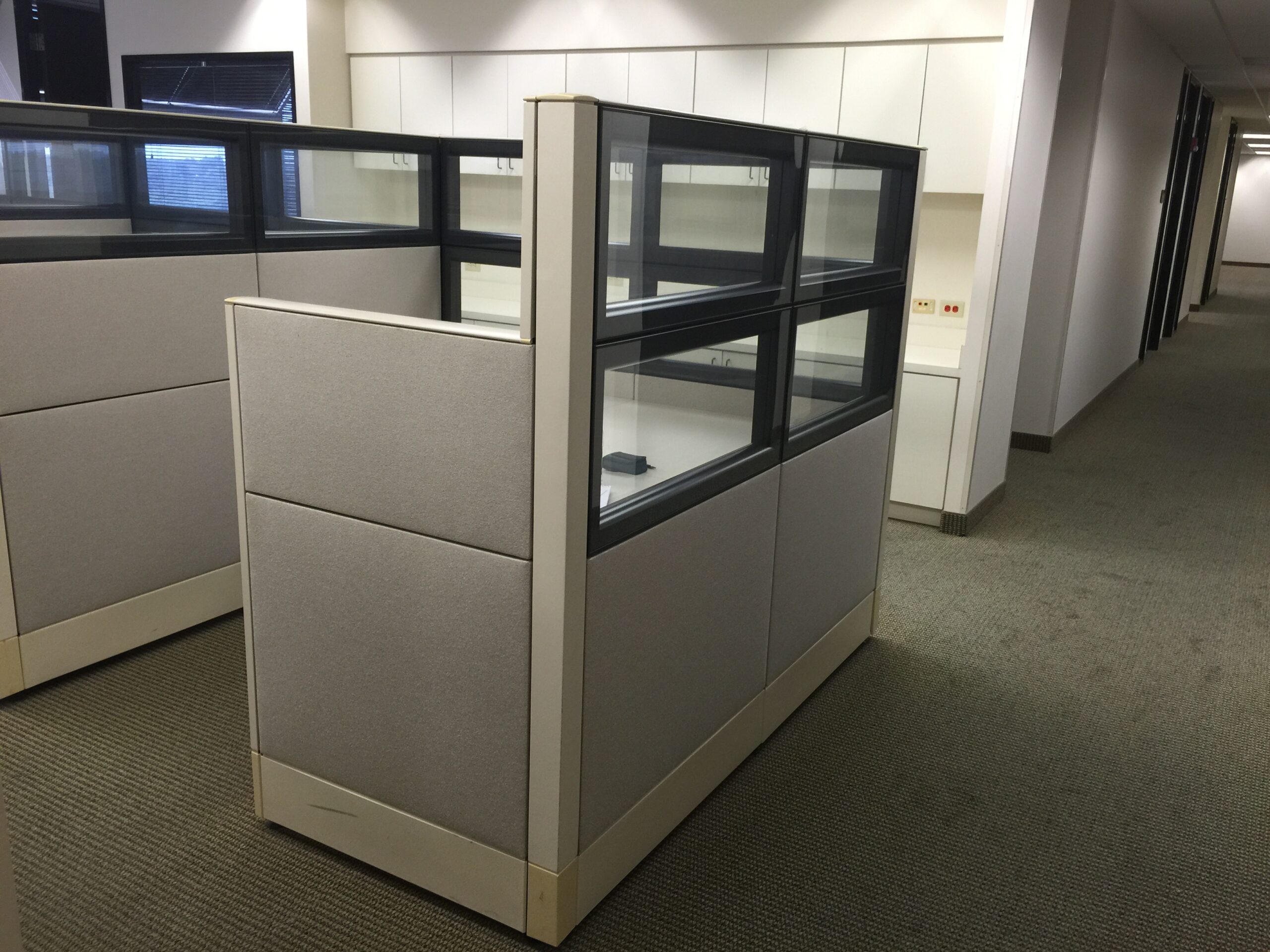 Past Project Used Herman Miller Office Cubicles With Glass -